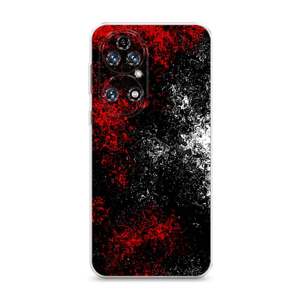 

Чехол на Huawei P50 "Монотипия", Красный;черный;белый, 6104950-3