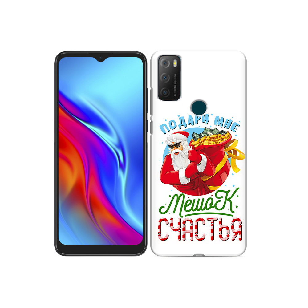 

Чехол MyPads Tocco для TCL 20e Подарите мне мешок денег, Прозрачный, Tocco