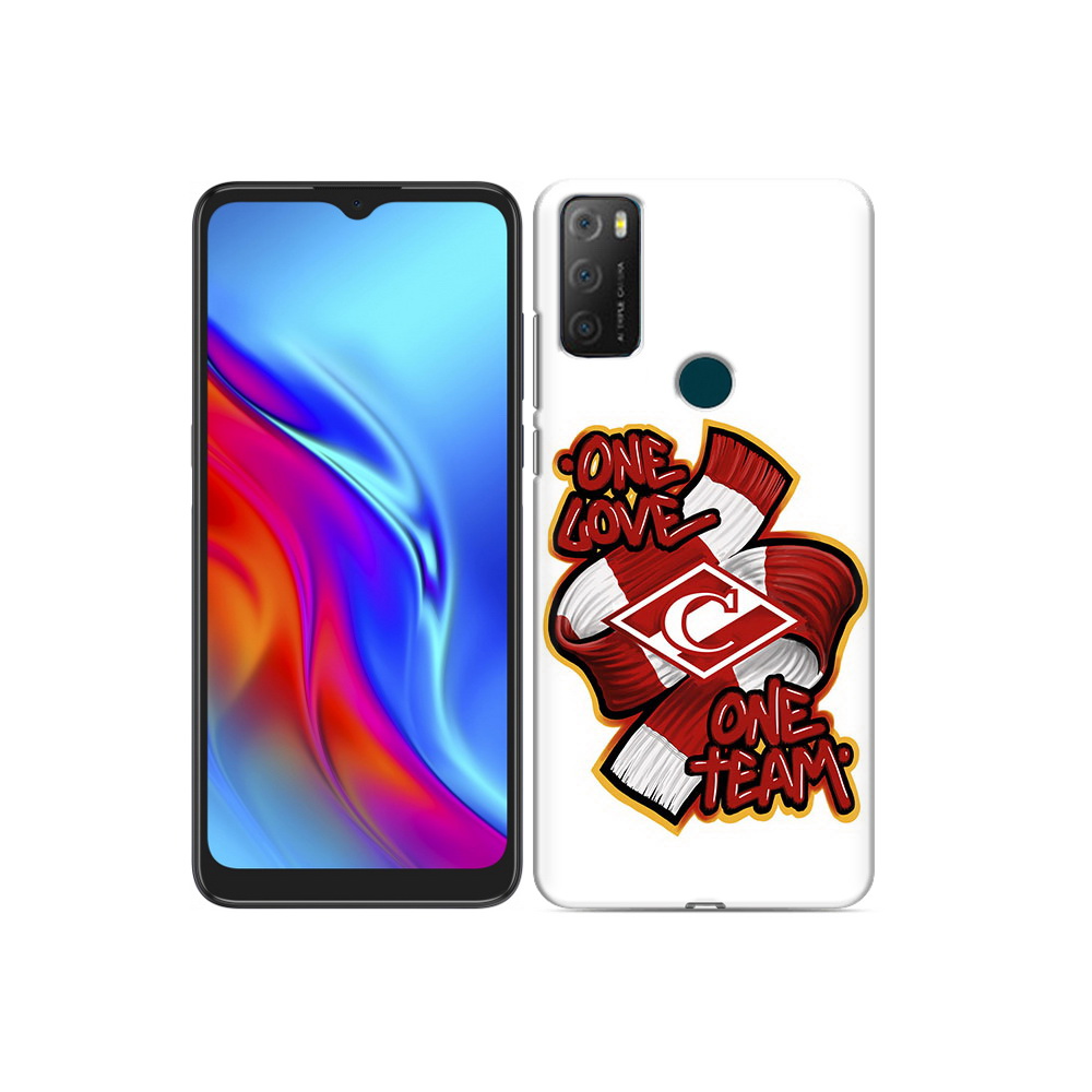 

Чехол MyPads Tocco для TCL 20e Одна любовь-Спартак, Прозрачный, Tocco
