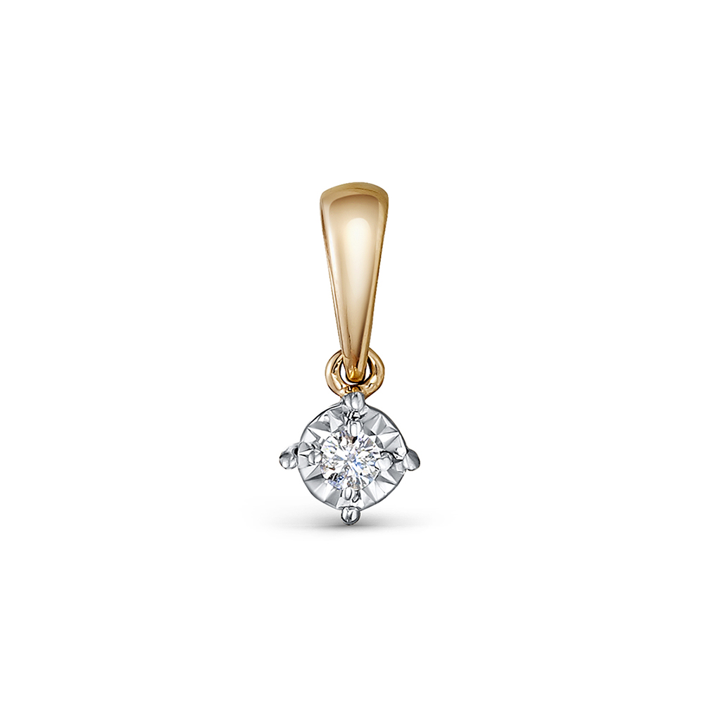 

Кулон из красного золота с бриллиантом Vesna jewelry 32053-159-00-00, 32053-159-00-00