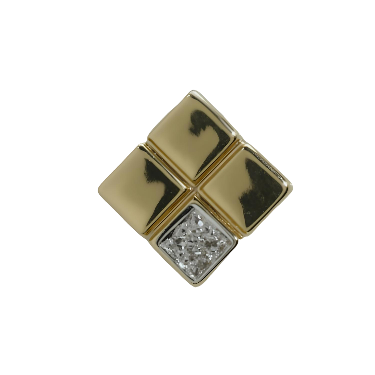 Кулон из желтого золота с бриллиантом Vesna jewelry 31375-351-01-00