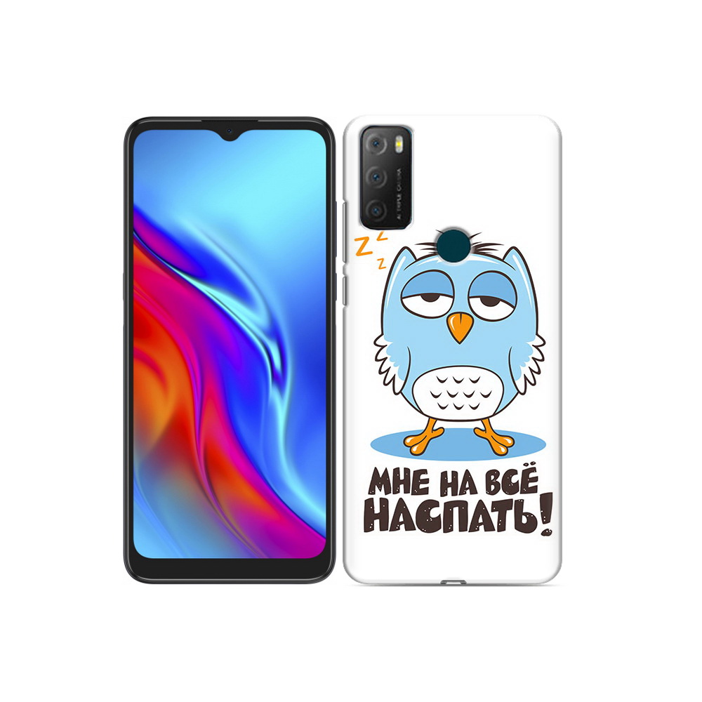 

Чехол MyPads Tocco для TCL 20e Мне на все наспать, Прозрачный, Tocco