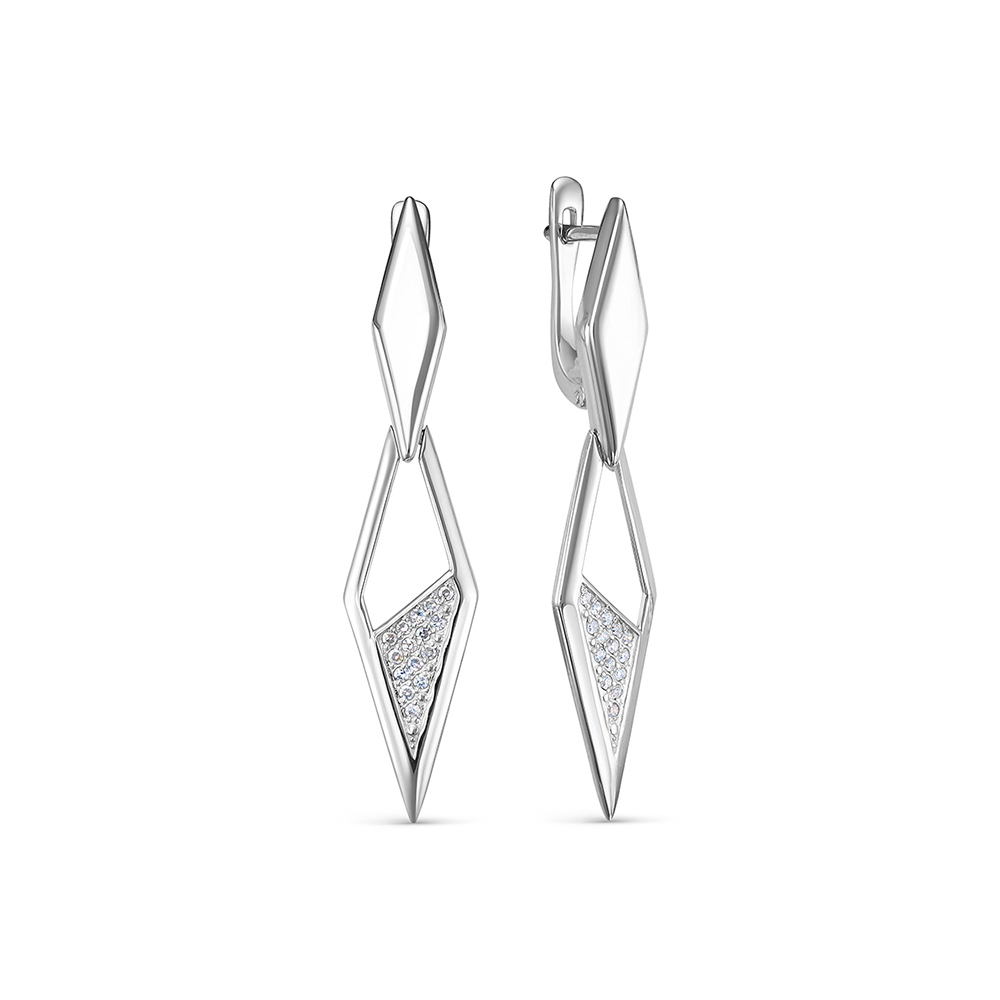 

Серьги из белого золота с бриллиантом Vesna jewelry 21729-251-01-00, 21729-251-01-00