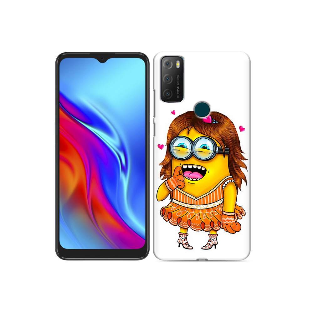 

Чехол MyPads Tocco для TCL 20e Миньон девочка, Прозрачный, Tocco