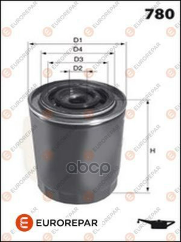 

Фильтр Масляный Fiat DucatoPsa Jumper 2.4d-2.8d Eurorepar E149144 EUROREPAR арт. E149144