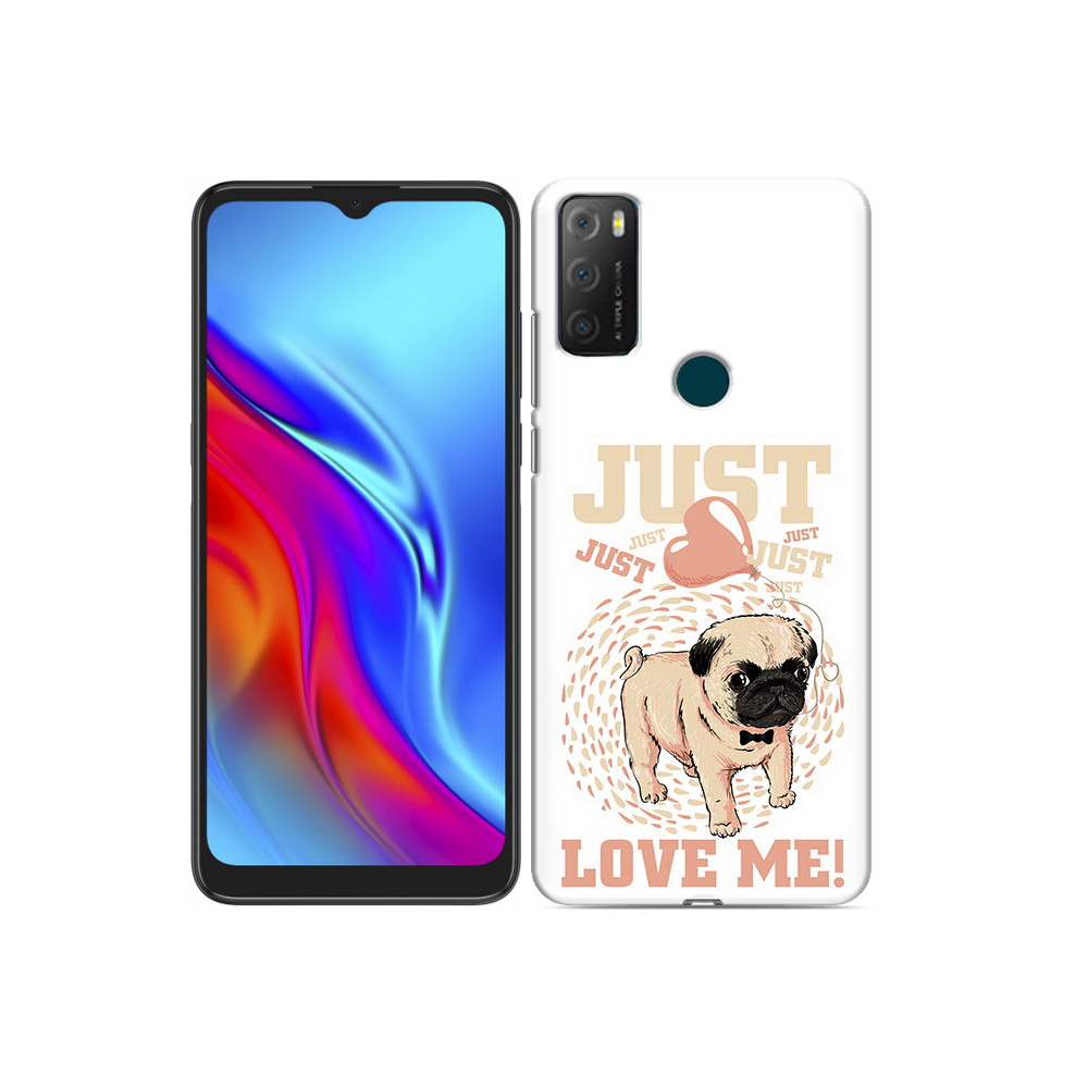 

Чехол MyPads Tocco для TCL 20e Люби меня, Прозрачный, Tocco