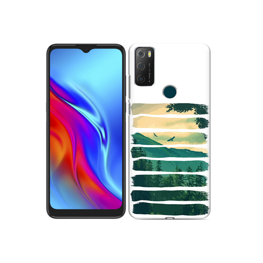 

Чехол MyPads Tocco для TCL 20e Лесная чаща, Прозрачный, Tocco