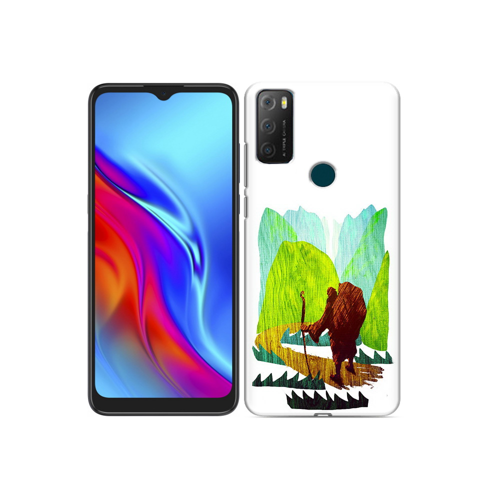 

Чехол MyPads Tocco для TCL 20e Лесная тропа, Прозрачный, Tocco
