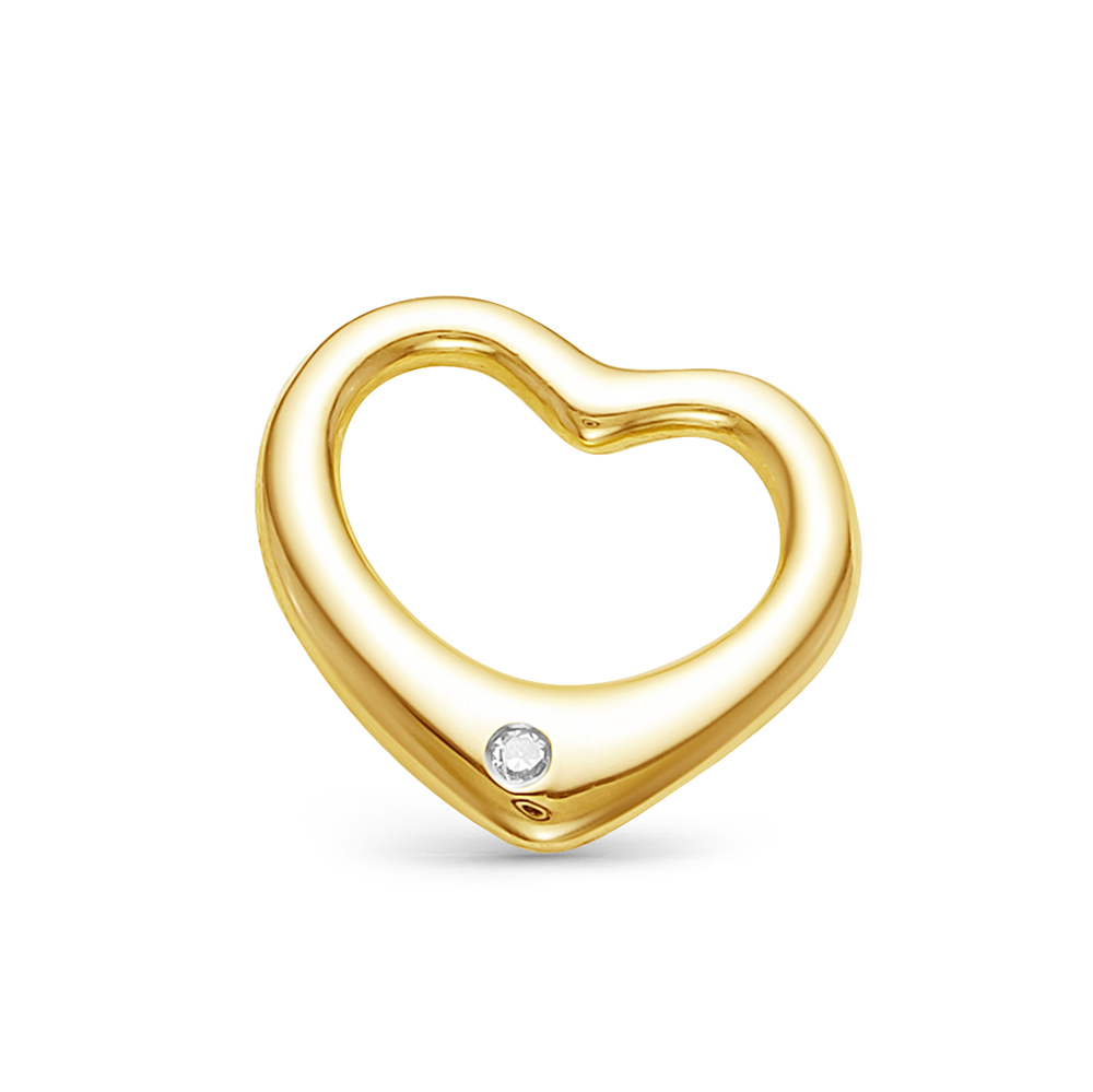 Кулон из желтого золота с бриллиантом Vesna jewelry 3395-351-01-00