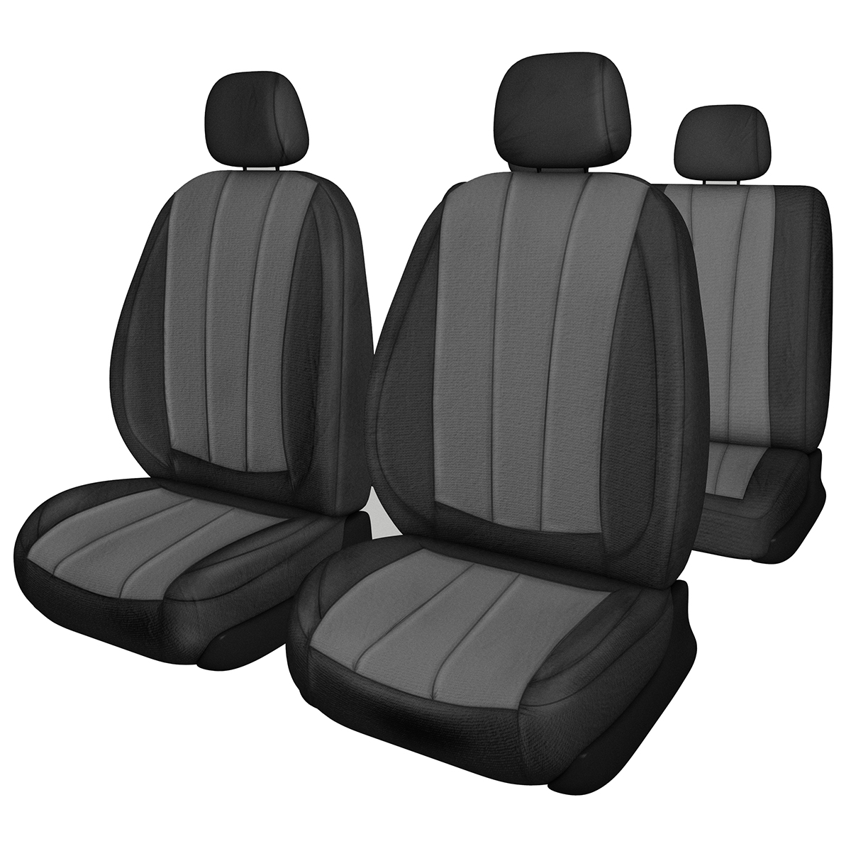 фото Чехлы сиденья renault duster 2010-2015 хэтчбек privilege, expression жаккард 12 предм skyway