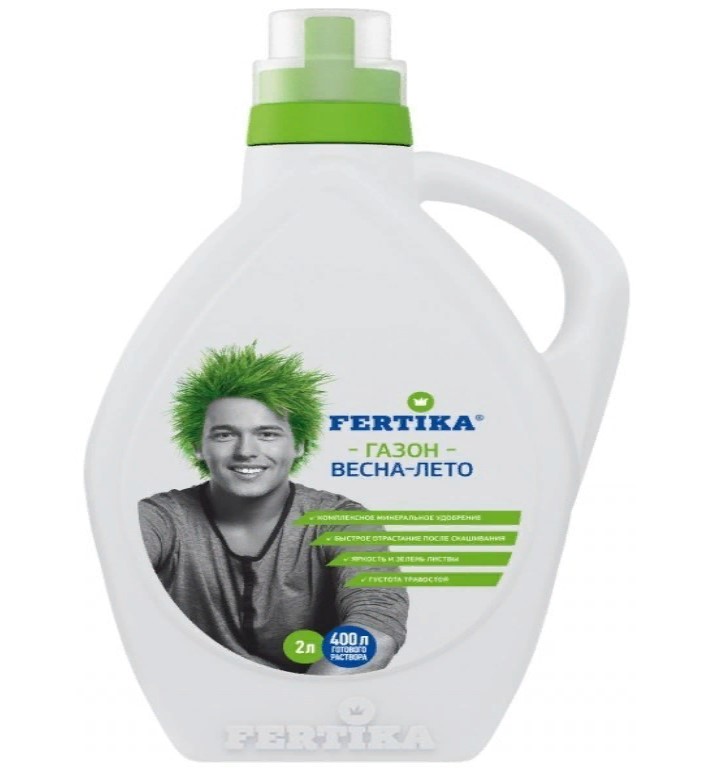 

Минеральное удобрение комплексное Fertika газон весна-лето 2 л