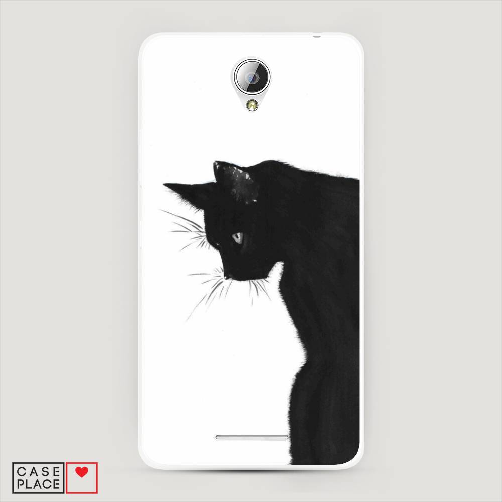 

Чехол Awog на Lenovo A5000 / Леново A5000 "Black cat", 111950-1