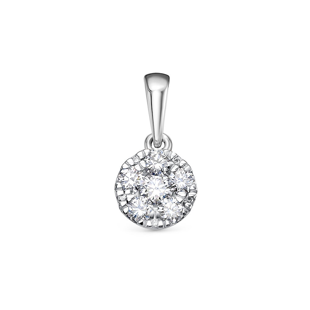 

Кулон из белого золота с бриллиантом Vesna jewelry 31604-251-00-00, 31604-251-00-00