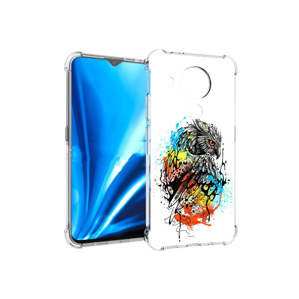 

Чехол MyPads Tocco для Nokia 5.4 Творческая сова (PT156621.100.170), Прозрачный, Tocco