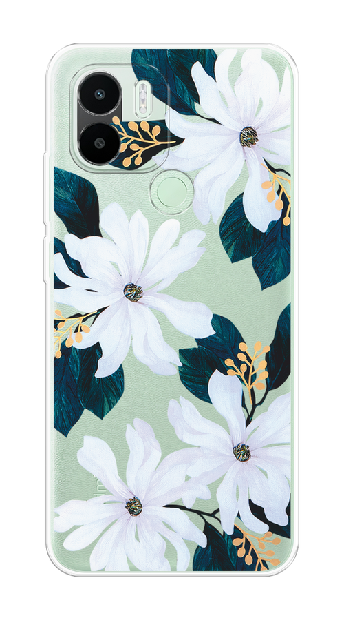 

Чехол на Xiaomi Redmi A1+/Redmi A2+/C51/C50 "Delilah Flower", Зеленый;белый, 318550-1