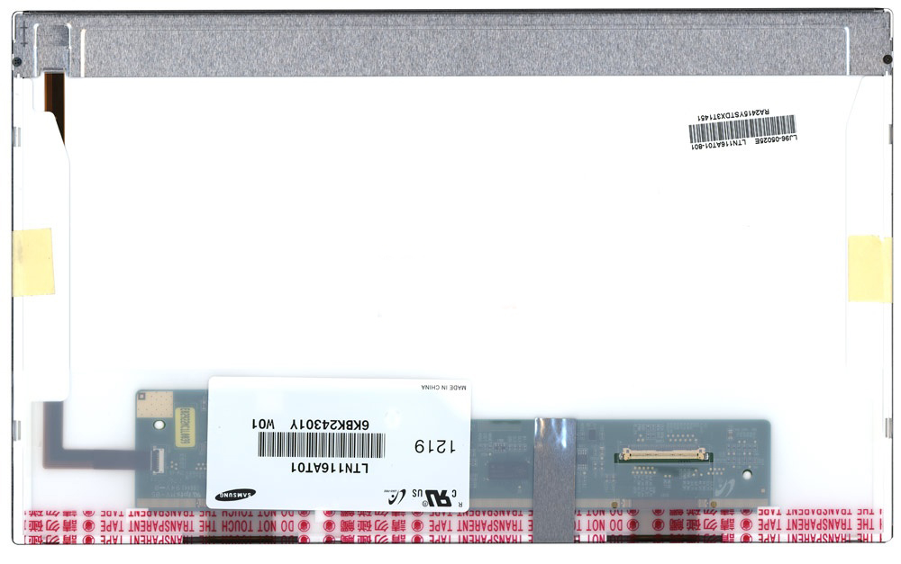 

Матрица ОЕМ совместимая с p/n: LTN116AT01 W01, совместимая с p/n: LTN116AT01 W01