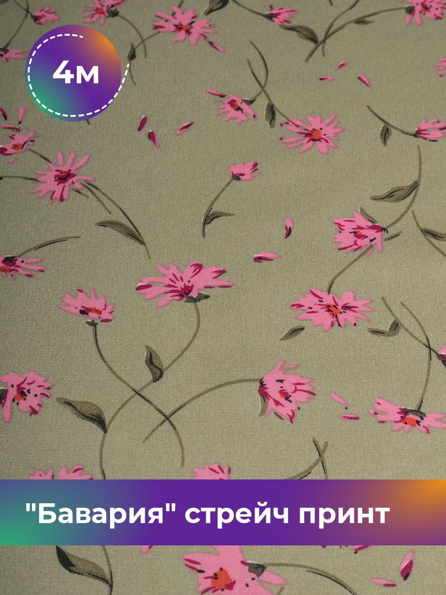 

Ткань Бавария стрейч принт Shilla, отрез 4 м * 150 см 4_20577.061, Зеленый