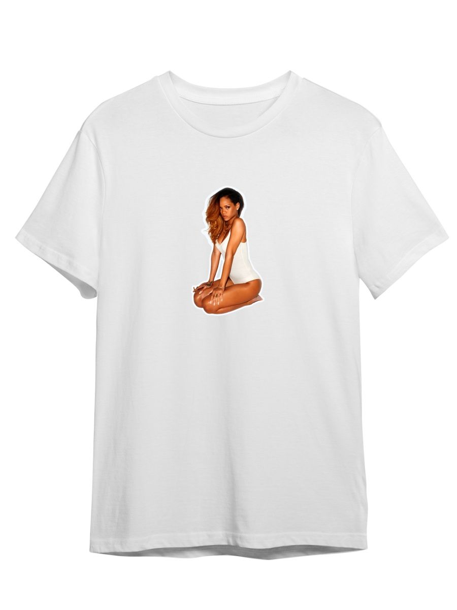 

Футболка унисекс СувенирShop Рианна/Rihanna 15 белая 5XL, "Рианна/Rihanna" 15