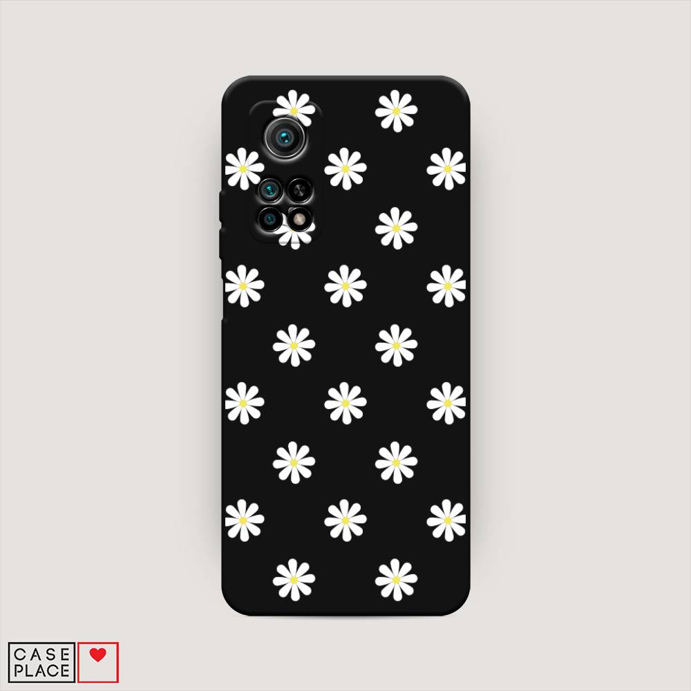 

Матовый силиконовый чехол "Маленькие ромашки" на Xiaomi Mi 10T Pro, 37752-1