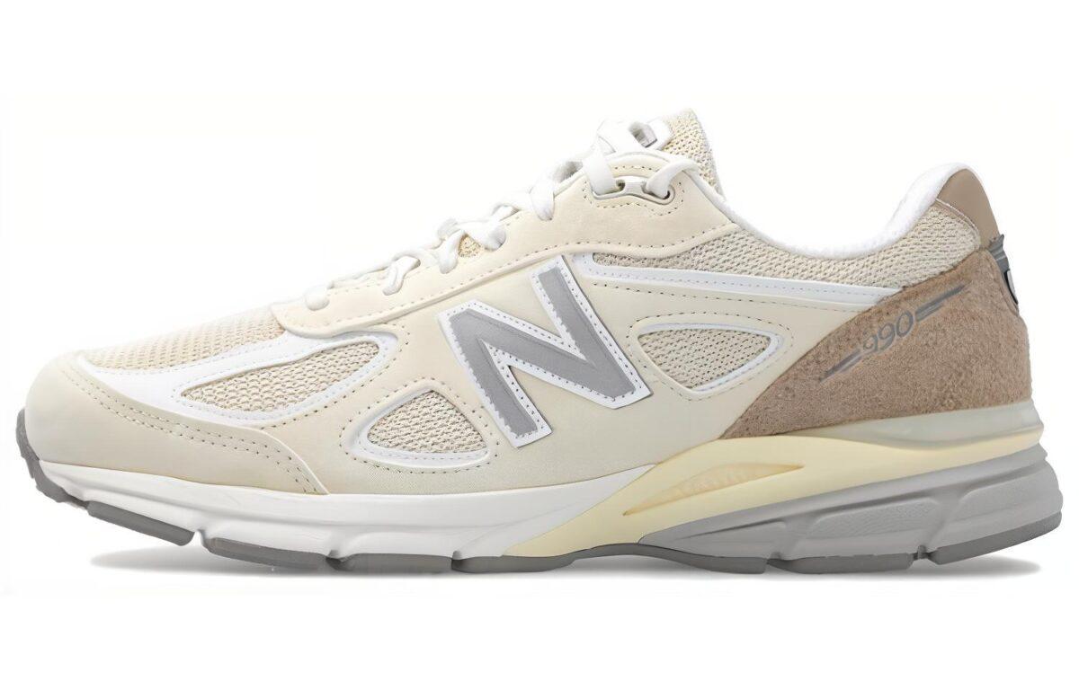 

Кроссовки унисекс New Balance NB 990 V4 бежевые 45 EU, Бежевый, NB 990 V4