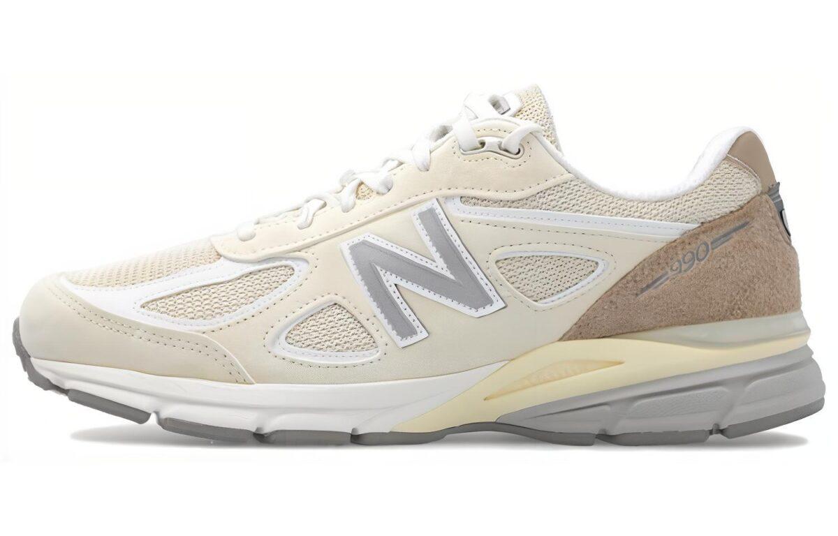 

Кроссовки унисекс New Balance NB 990 V4 бежевые 42 EU, Бежевый, NB 990 V4