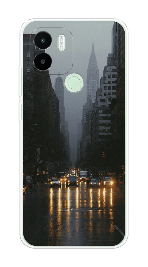

Чехол на Xiaomi Redmi A1+/Redmi A2+/C51/C50 "Дождливый Нью Йорк", Черный;серый, 318550-1