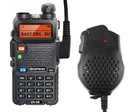 

Портативная радиостанция Baofeng UV-5R Shoulder Speaker, Черный, UV-5R Shoulder Speaker