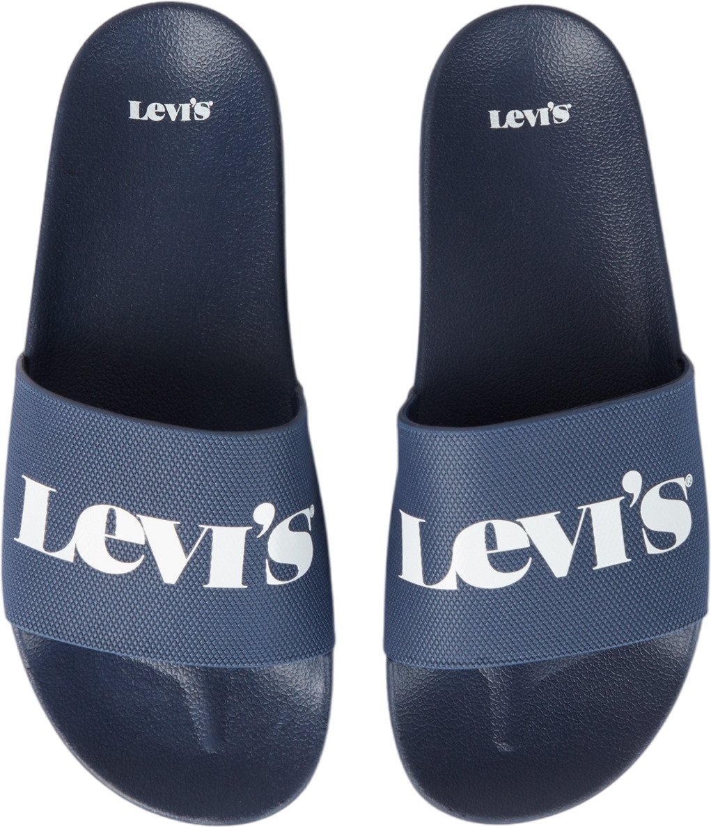 

Сланцы мужские Levi's Men June Sliders синие 40 EU, Men June Sliders