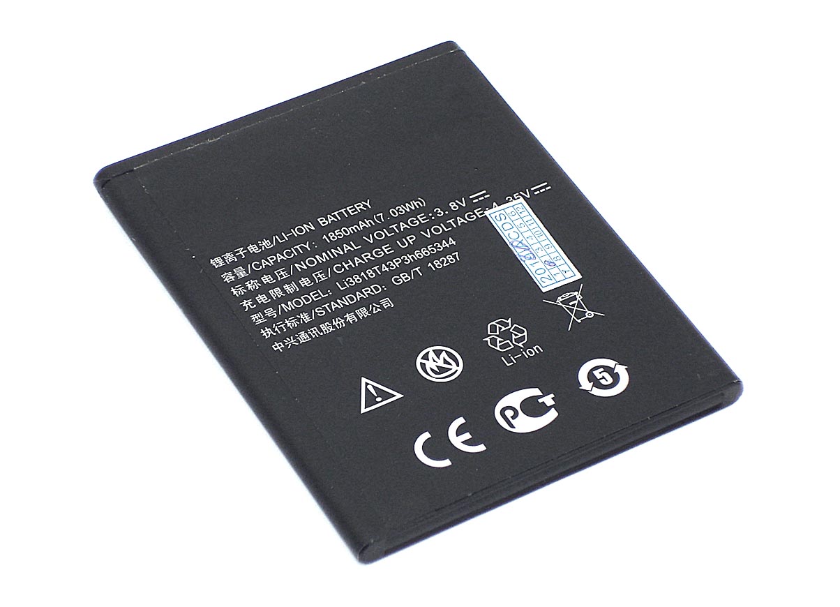 

Аккумуляторная батарея Li3818T43P3h665344 для ZTE Blade GF3 3.8V 1850mAh, Li3818T43P3h665344