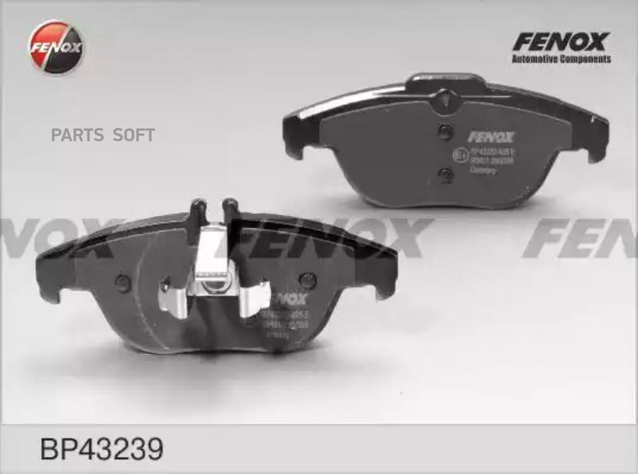 

Колодки зад.MERCEDES W204 2007 - 1шт FENOX BP43239