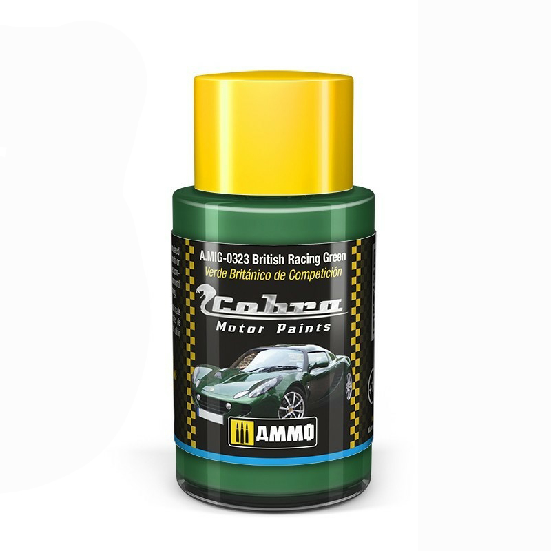 

Акриловая краска Ammo Mig Cobra Motor Британский гоночный зелный AMIG0323