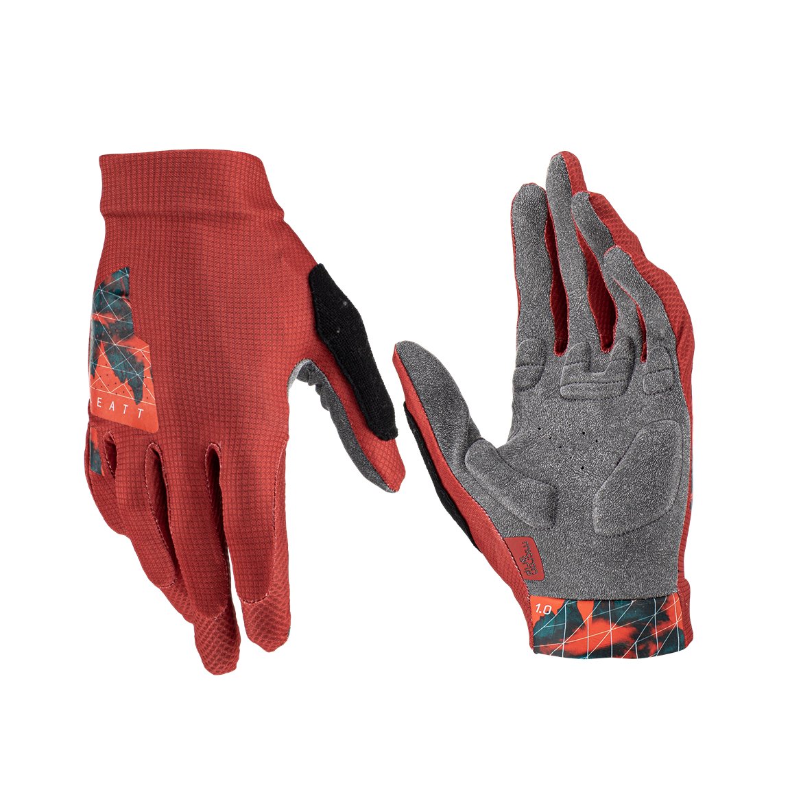 Велоперчатки Leatt MTB 1.0 Glove, Lava, L, 2023 (6023046002)