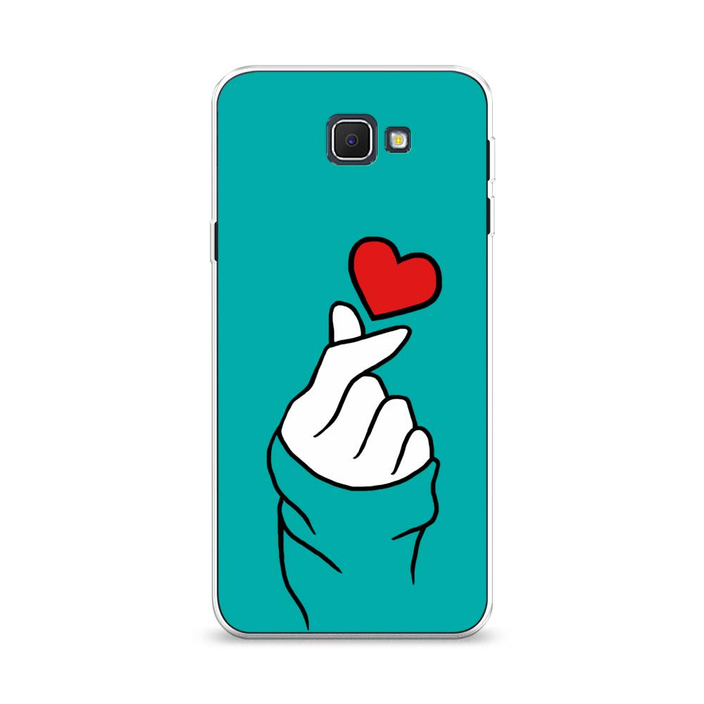 

Чехол Awog на Samsung Galaxy J5 Prime 2016 / Самсунг J5 Prime 2016 "Маленькое сердечко", Голубой;белый;красный, 22950-7