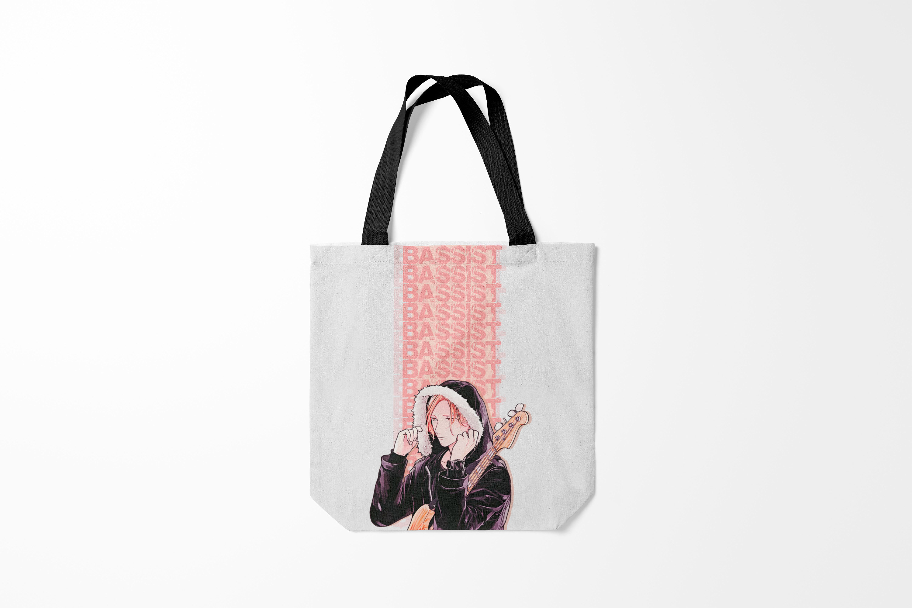 

Сумка шoппер унисекс Burnettie Дарованный Bassist, серый, Дарованный Bassist