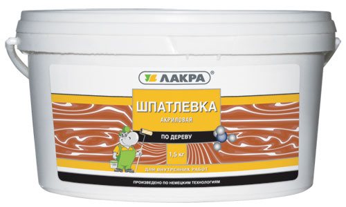 

Шпатлевка Лакра по дереву Бук 0,6кг, Коричневый