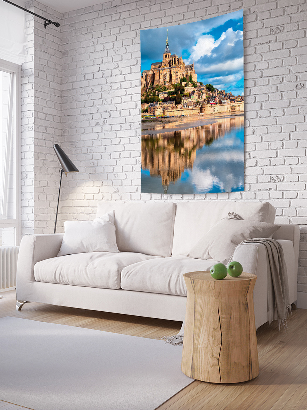 

Вертикальное фотопанно на стену JoyArty Замок на воде 100x150 см, Замок на воде
