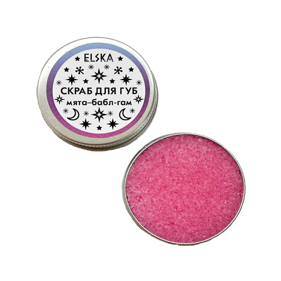 

Скраб для губ Мята и бабл-гам, Elska, 15 гр