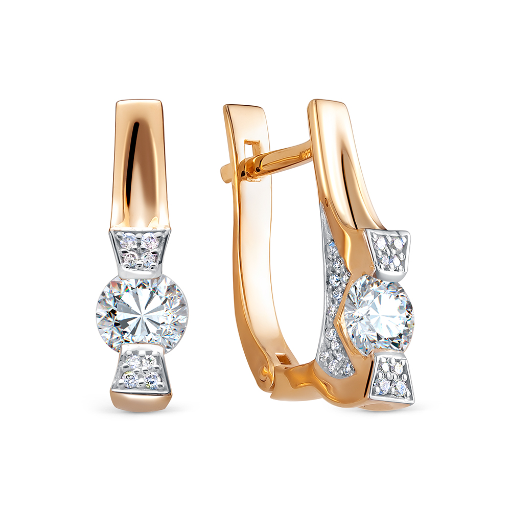 

Серьги из красного золота с бриллиантом Vesna jewelry 21067-151-00-00, 21067-151-00-00