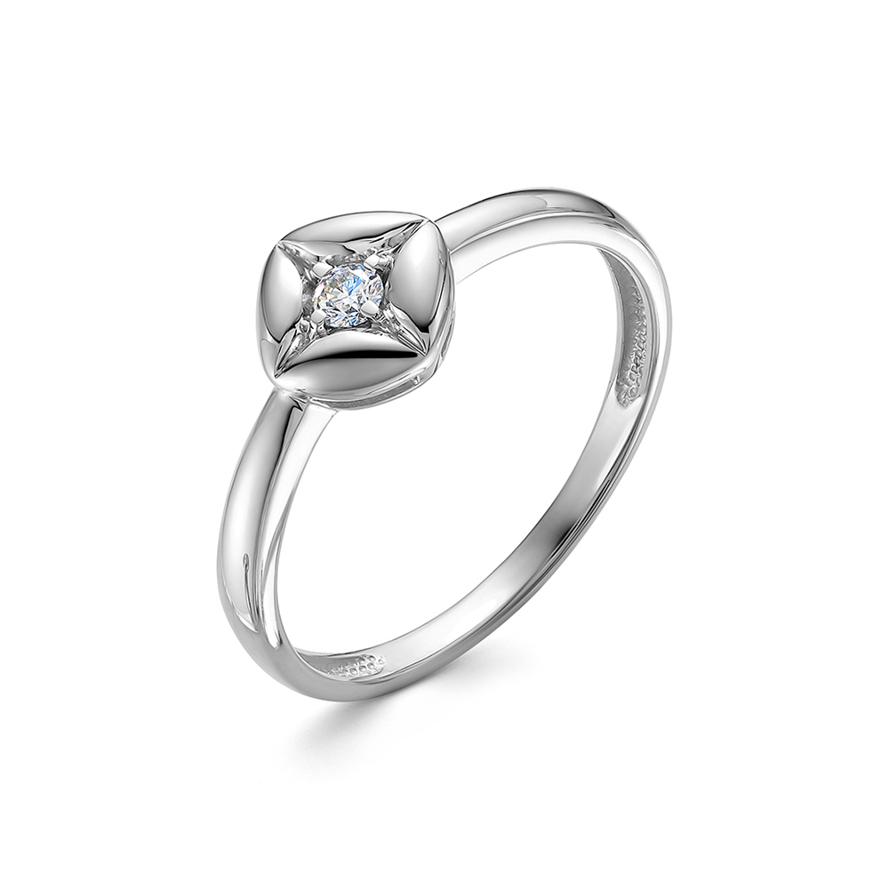 

Кольцо из белого золота с бриллиантом р. 17,5 Vesna jewelry 11638-251-00-00, 11638-251-00-00