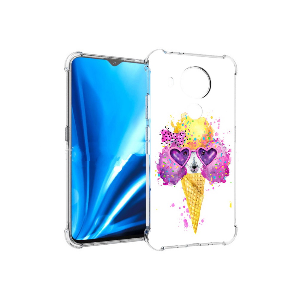 

Чехол MyPads Tocco для Nokia 5.4 Рожок (PT156621.100.146), Прозрачный, Tocco