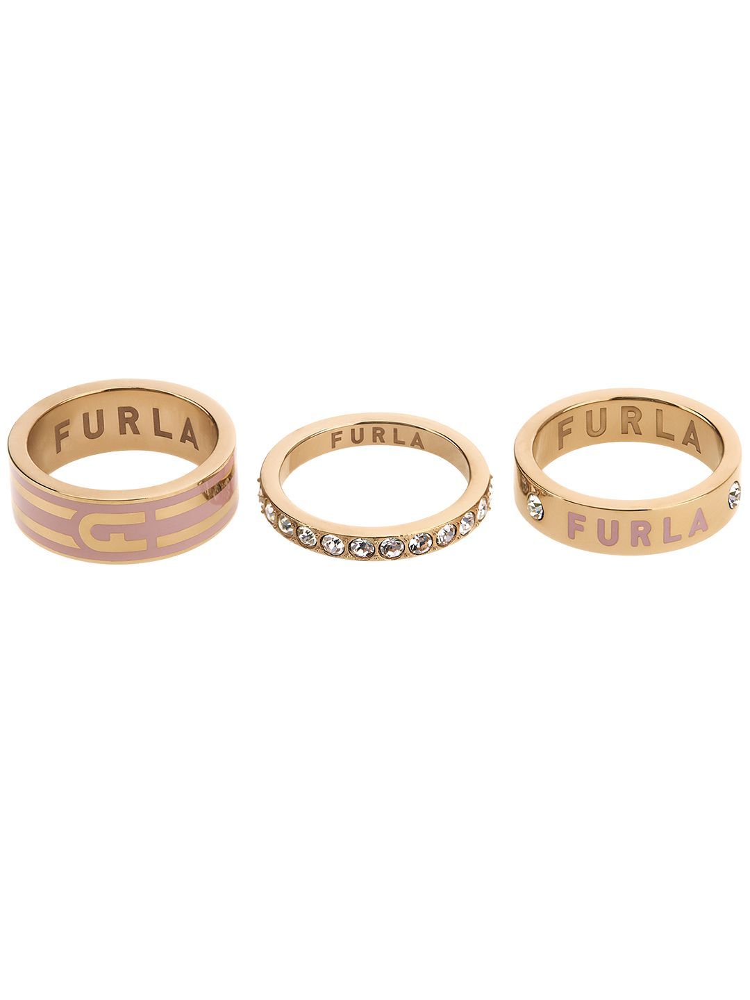 

Комплект колец из ювелирной стали р . см Furla FJ3019RT6, FJ3019RT6