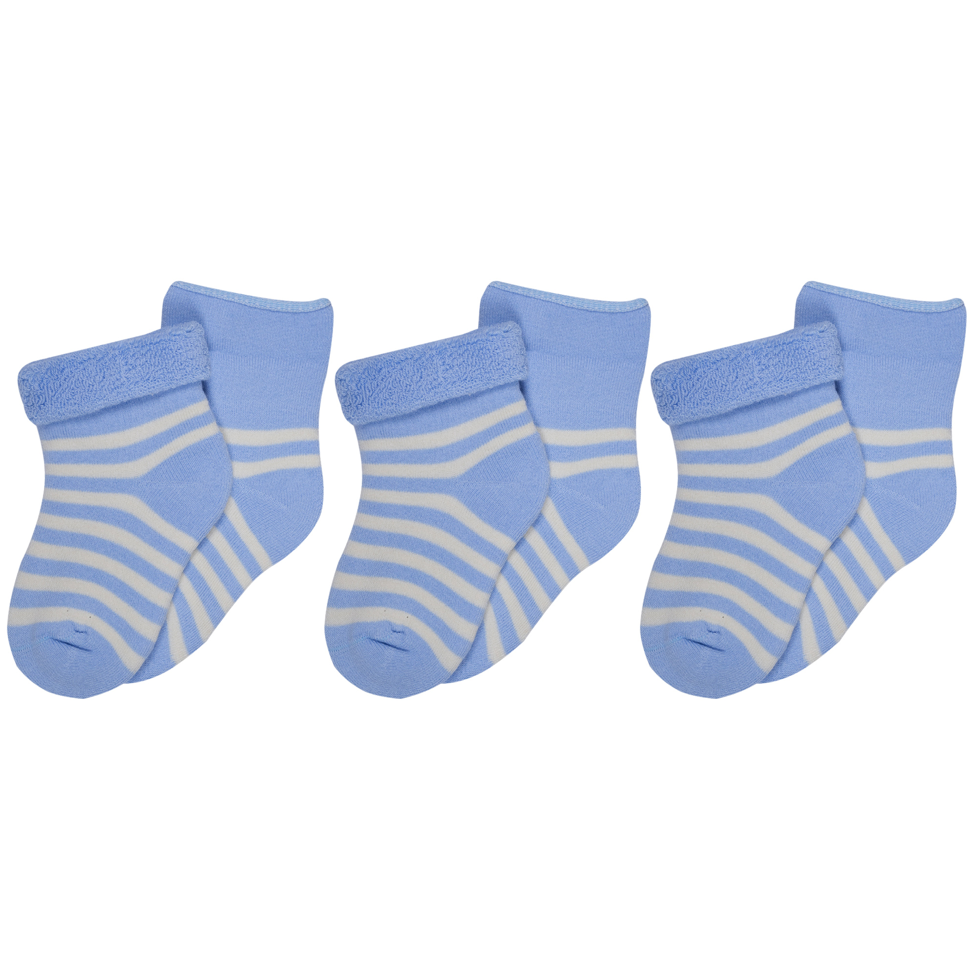 Носки для мальчиков Rusocks 3-Д-109 цв. голубой; белый р. 16
