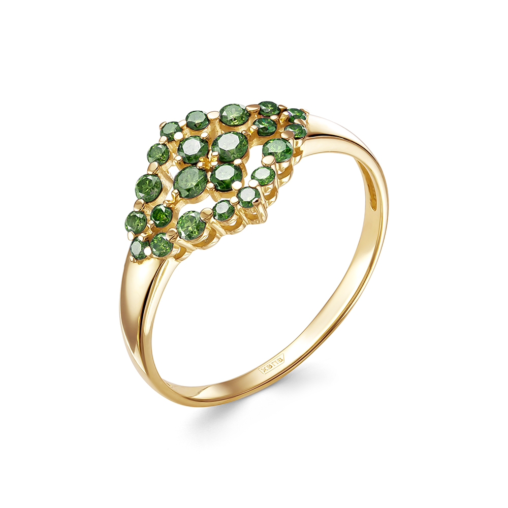 

Кольцо из желтого золота с бриллиантом р. 17,5 Vesna jewelry 11151-350-217-00, 11151-350-217-00