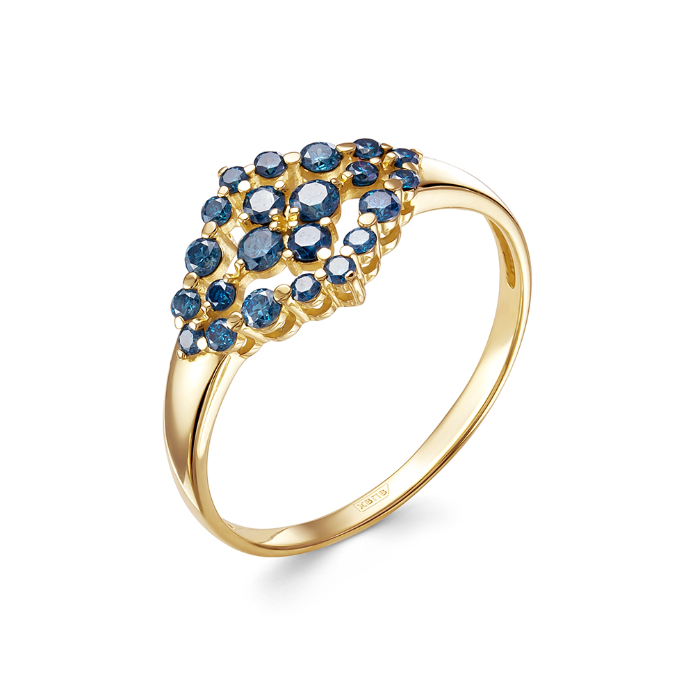 

Кольцо из желтого золота с бриллиантом р. 19 Vesna jewelry 11151-350-216-00, 11151-350-216-00