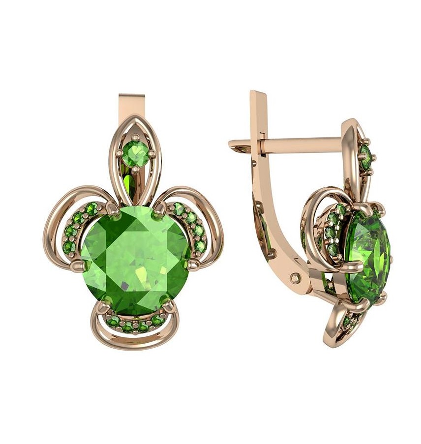 

Серьги из серебра с swarovski ПРИВОЛЖСКИЙ ЮВЕЛИР 372606-FA22NK22, 372606-FA22NK22