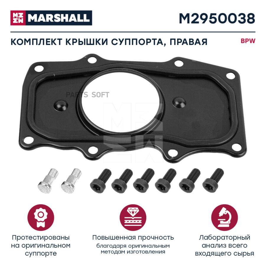 

Комплект крышки суппорта BPW правая M2950038 1шт