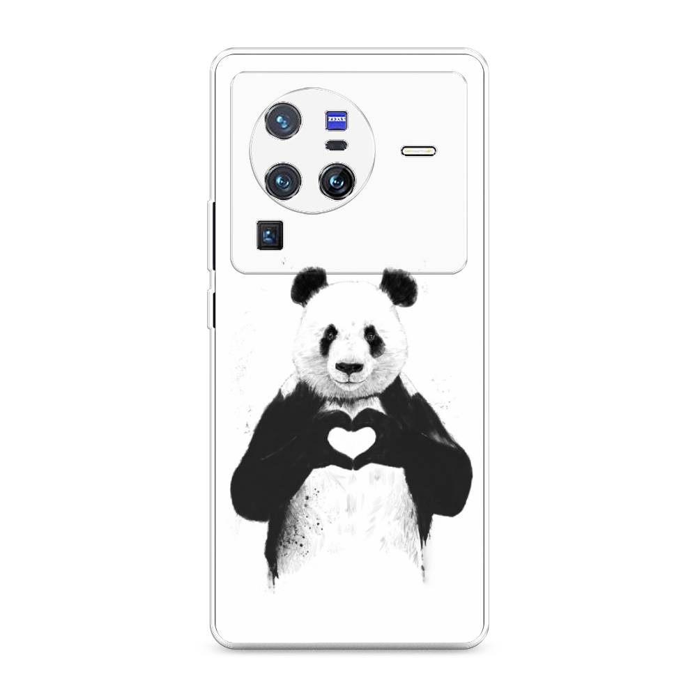 

Чехол Awog на Vivo X80 Pro "Панда love", Разноцветный, 266650-10