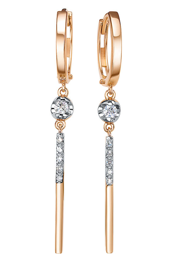

Серьги из красного золота с бриллиантом RoseGrace 5-6285-103-2K, 5-6285-103-2K
