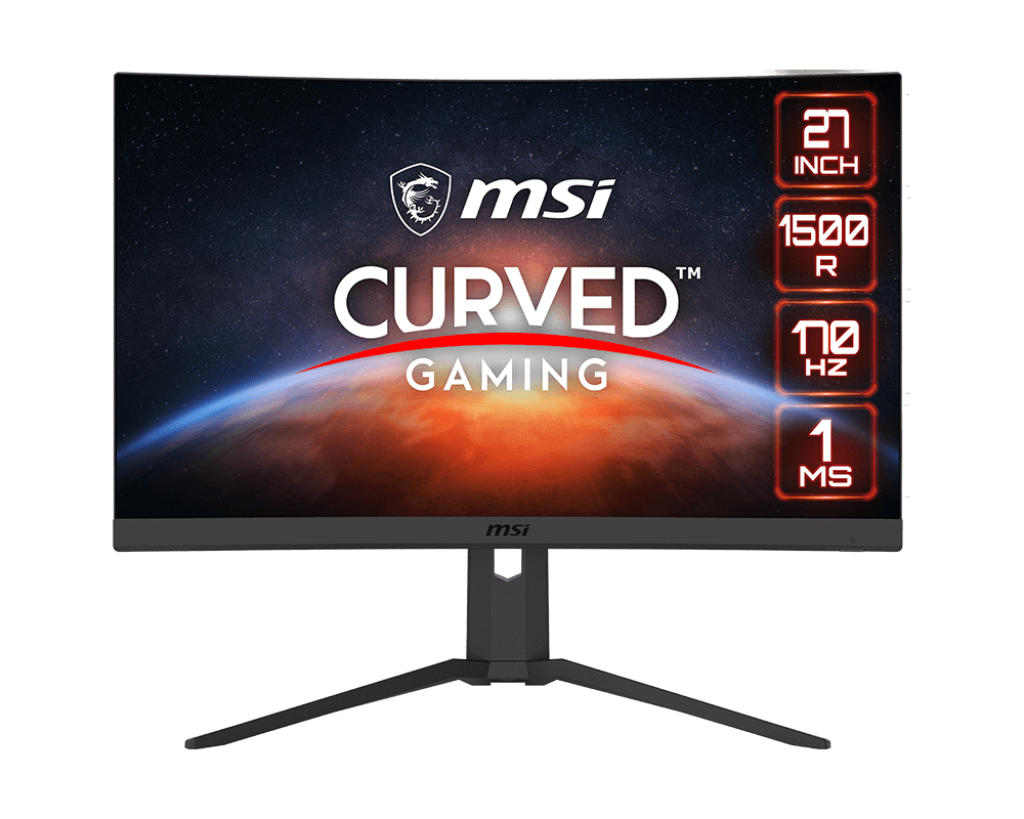 

27" Монитор MSI G27CQ4P E2 черный 170Hz 2560x1440 VA, G27CQ4P E2