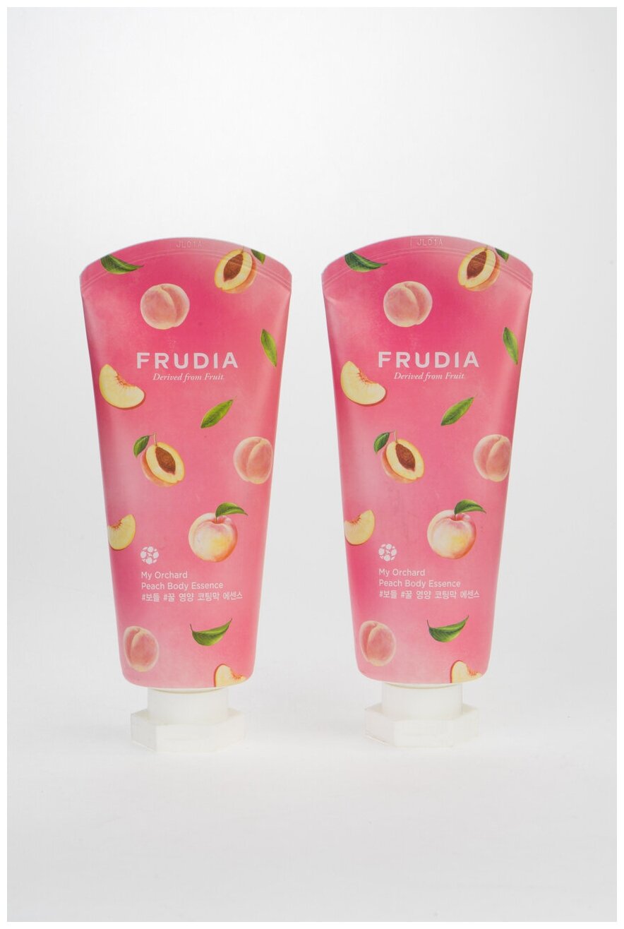 фото Frudia молочко для тела с персиком my orchard peach body essence,2 шт. по 200 мл